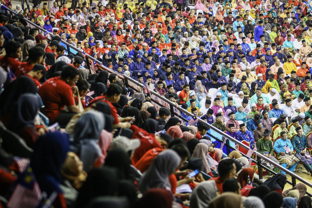 General view of Malawati Stadium during the Malay Dignity Congress October 6, 2019. u00e2u20acu201d Picture by Hari Anggara