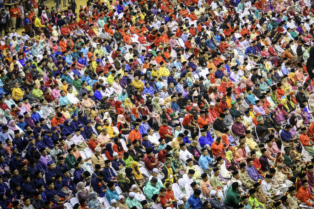 General view of Malawati Stadium during the Malay Dignity Congress October 6, 2019. u00e2u20acu201d Picture by Hari Anggara