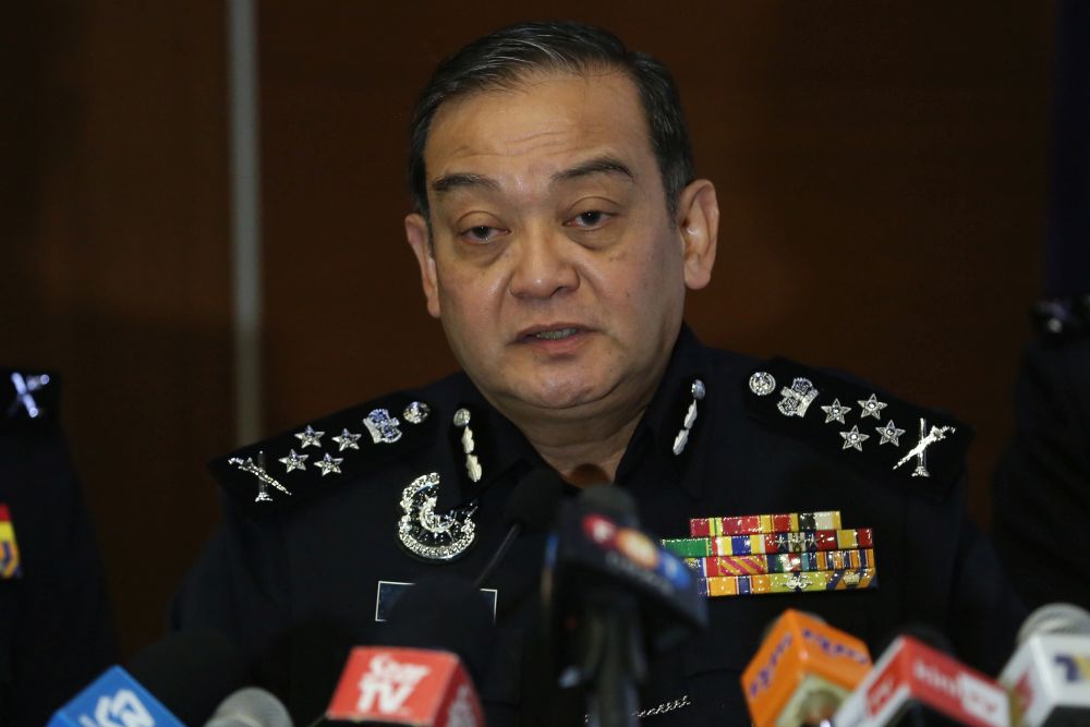 Deputy Inspector-General of Police Datuk Mazlan Mansor speaks at the launch of the Royal Malaysian Police e-recruitment system at Bukit Aman in Kuala Lumpur October 29, 2019. u00e2u20acu201d Picture by Yusof Mat Isa