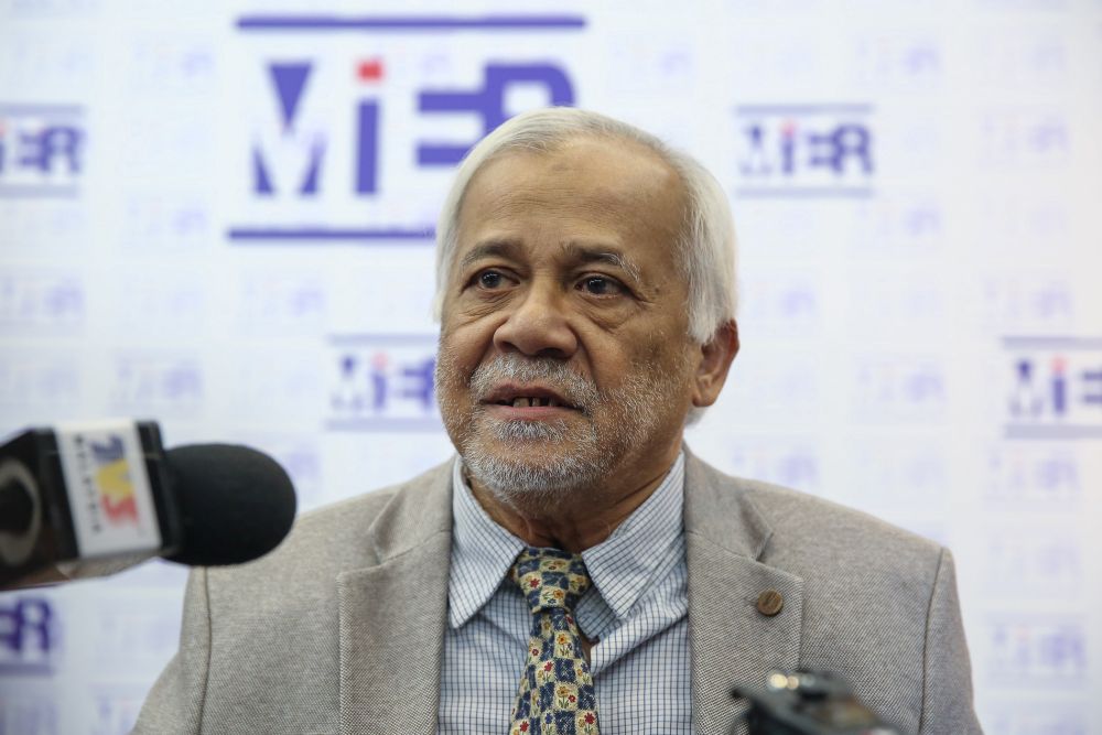 MIER chairman Tan Sri Dr Kamal Salih speaks during a press conference in Kuala Lumpur October 1, 2019. u00e2u20acu201d Picture by Yusof Mat Isann