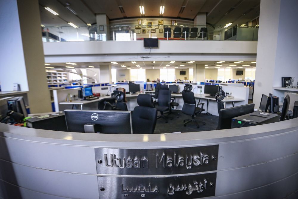 The Utusan headquarters in Kuala Lumpur October 9, 2019. u00e2u20acu201d Picture by Hari Anggara