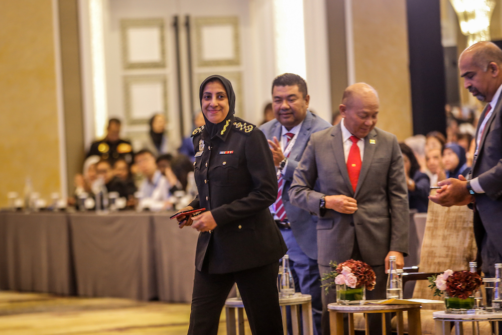 Malaysian Anti-Corruption Commission (MACC) Chief Commissioner Latheefa Koya attends the 11th International Conference on Financial Crime and Terrorism Financing 2019 in Kuala Lumpur November 5, 2019. u00e2u20acu201d Picture by Hari Anggara