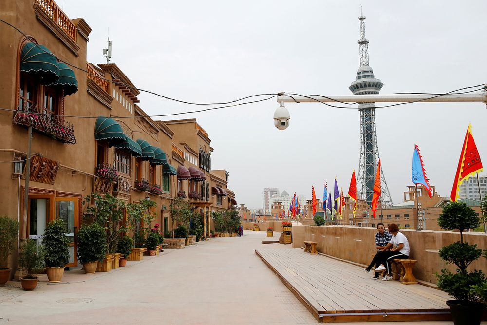 A security camera is placed in a renovated section of the Old City in Kashgar, Xinjiang Uighur Autonomous Region, China September 6, 2018. u00e2u20acu201d Reuters pic