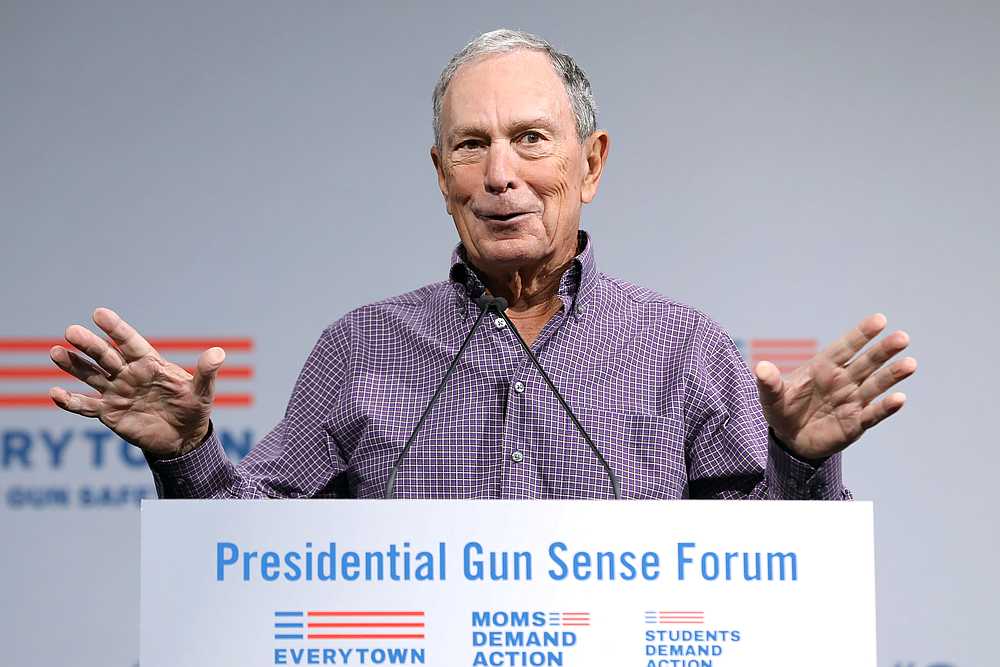 Former New York City Mayor Michael Bloomberg speaks during the Presidential Gun Sense Forum in Des Moines, Iowa August 10, 2019. u00e2u20acu201d Reuters pic 