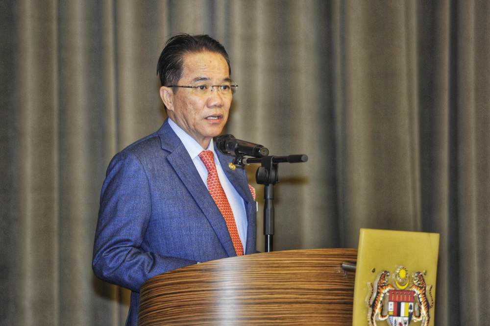 Minister in the Prime Minister's Department in charge of legal affairs Datuk Liew Vui Keong speaks to reporters in Putrajaya November 27, 2019. u00e2u20acu2022 Picture by Shafwan Zaidon