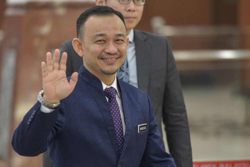 Education Minister Maszlee Malik arrives at Parliament November 7, 2019. u00e2u20acu201d Picture by Shafwan Zaidon