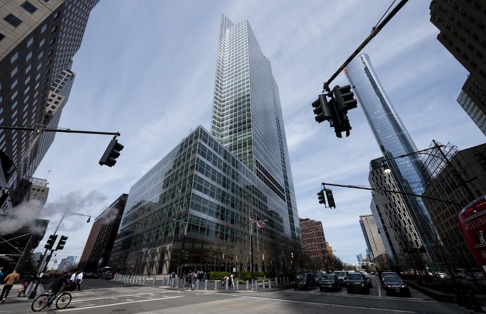 The headquarters of Goldman Sachs is pictured in New York April 17, 2019. u00e2u20acu201d AFP pic