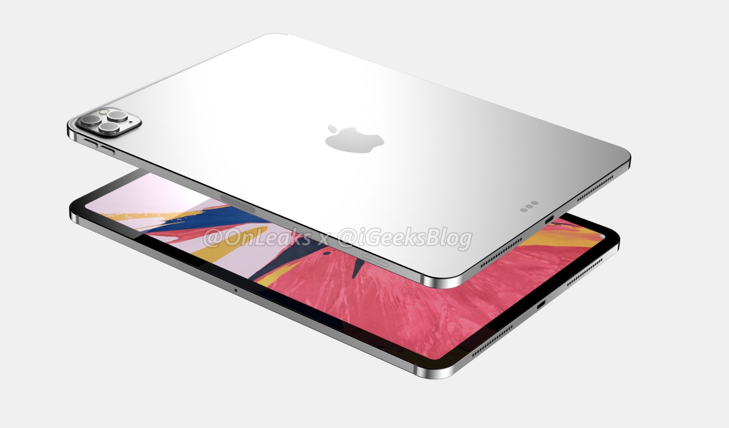 新款iPad Pro 2020版会略增厚。-图摘自SoyaCincau-