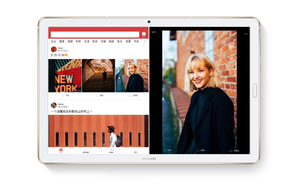 华为MediaPad M6的视频播放可长达11小时。-图取自Soyacincau-