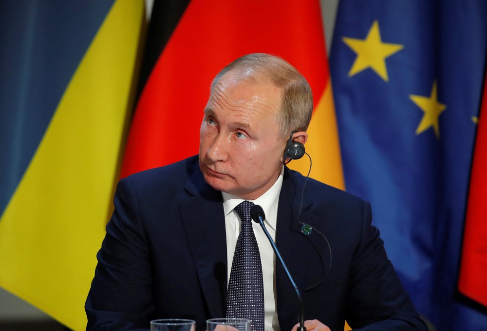 Russia's President Vladimir Putin attends a joint news conference after a Normandy-format summit in Paris December 9, 2019. u00e2u20acu201d Reuters pic