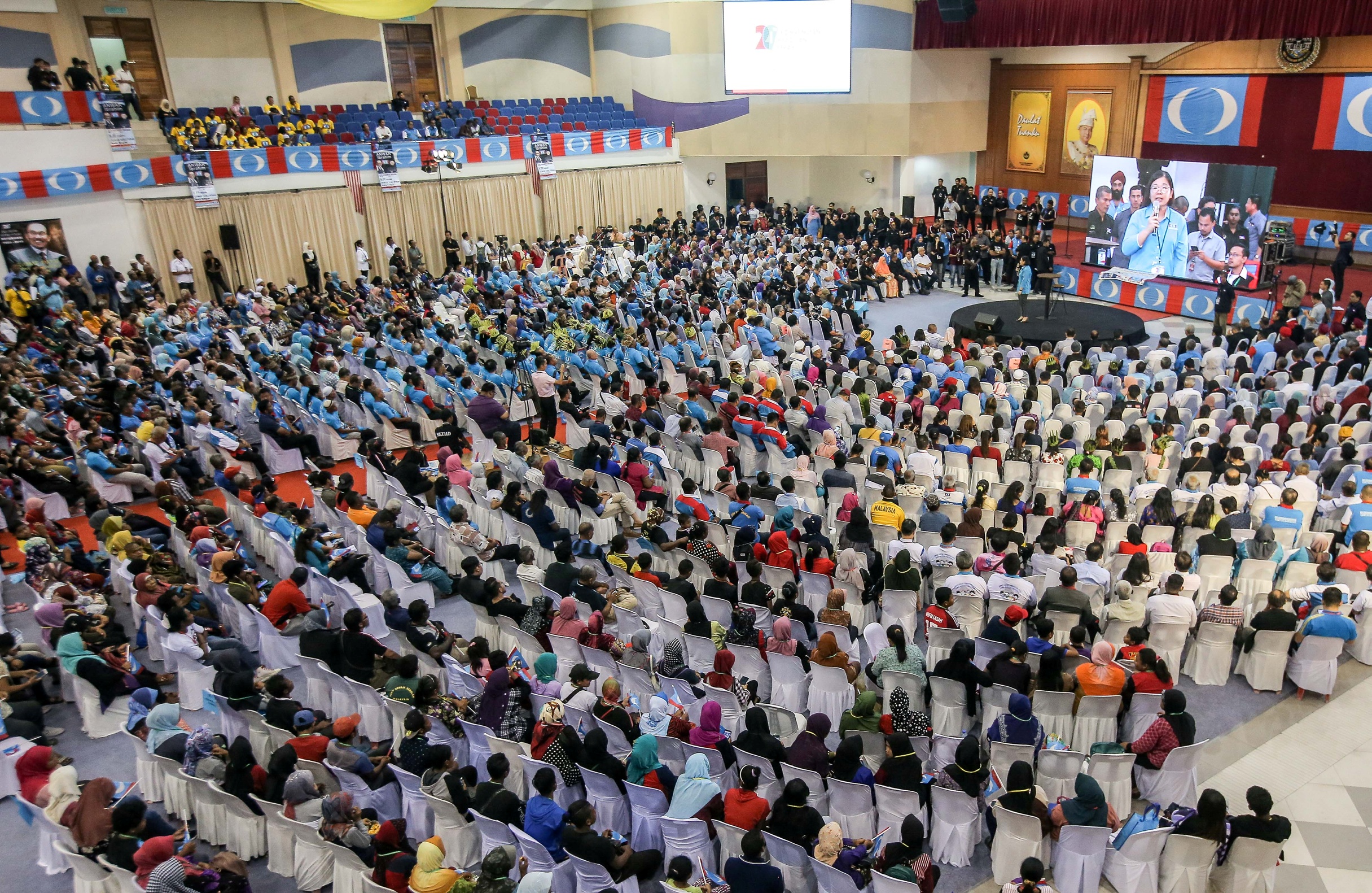 Perak PKR members and supporters attend the state partyu00e2u20acu2122s convention in Kuala Kangsar December 3, 2019. u00e2u20acu201d Picture by Farhan Najib