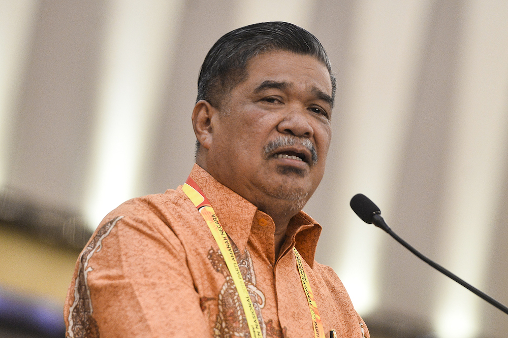 Mohamad Sabu speaks during the Amanah National Convention in Shah Alam December 8, 2019. u00e2u20acu201d Picture by Miera Zulyana
