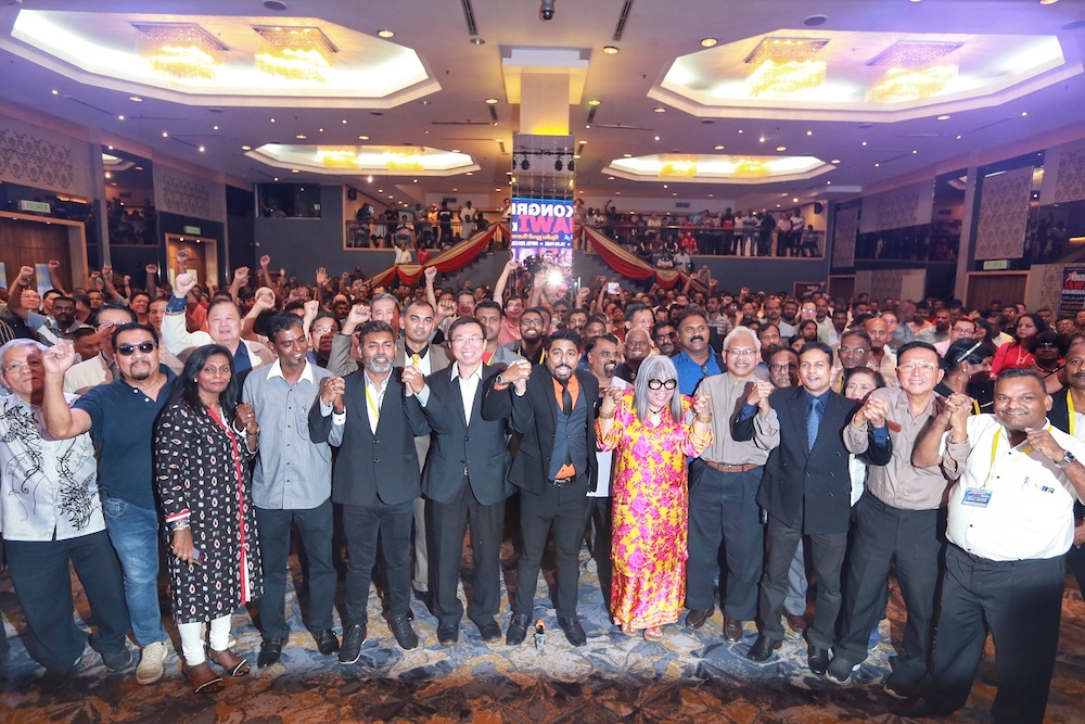 National Jawi Congress speakers take a group photo with participants in Petaling Jaya December 29, 2019. u00e2u20acu201d Picture by Ahmad Zamzahuri