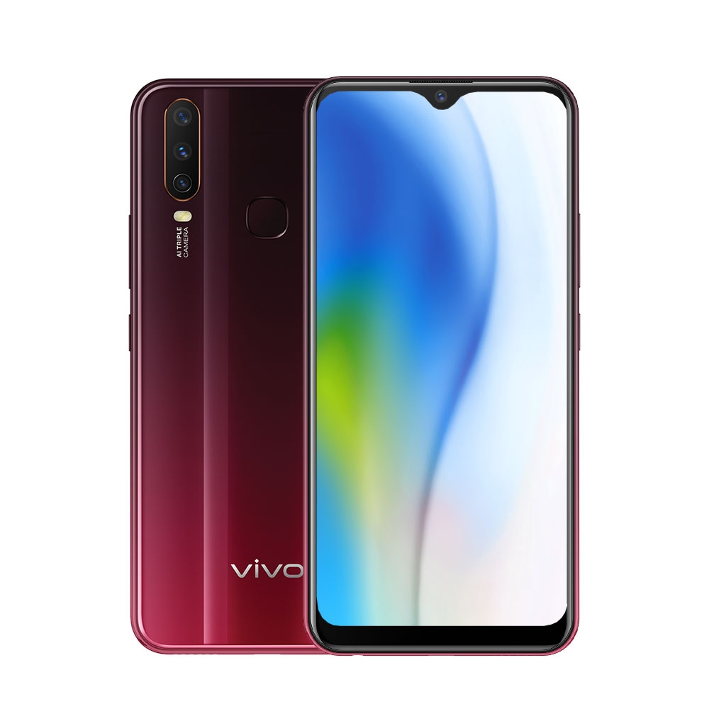 颜色方面，Vivo Y15 2020有红色（Burgundy Red）及蓝色（Phantom Black）。-图取自Soyacincau-