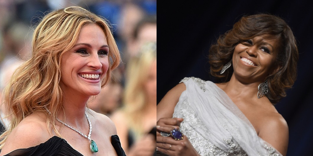 Julia Roberts and Michelle Obama will be sharing the lessons they learned throughout their leadership journeys. u00e2u20acu201d AFP pic