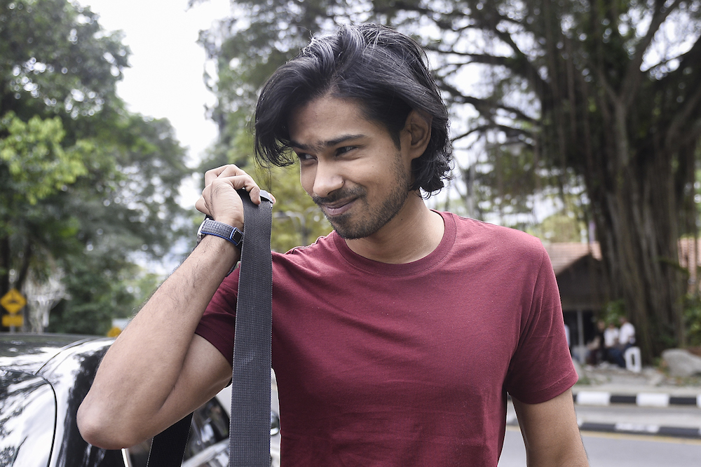 Muhammed Yusoff Rawther arrives at Bukit Aman police headquarters in Kuala Lumpur December 17, 2019. u00e2u20acu201d Picture by Miera Zulyana