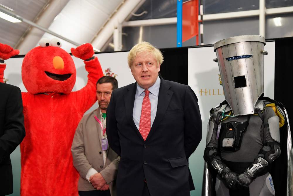 Conservatives' British Prime Minister Boris Johnson looks on after winning his seat of Uxbridge and South Ruislip at the counting centre in Britain's general election in Uxbridge, Britain December 13, 2019. u00e2u20acu2022 Reuters pic  