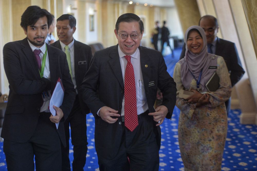 Finance Minister Lim Guan Eng arrives for the LIFT (Literacy in Financial Technology) festival in Putrajaya December 12, 2019. u00e2u20acu201d Picture by Shafwan Zaidon