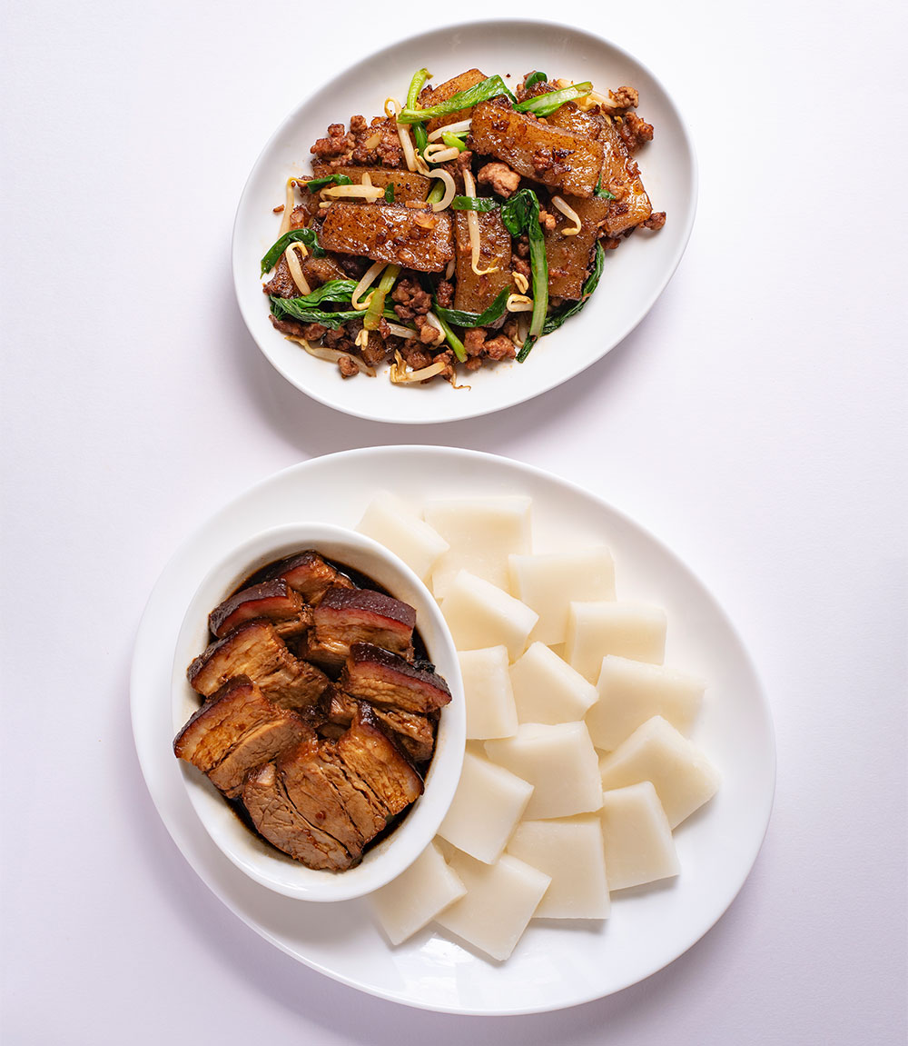 书中也收录了福建糕点Qin Beh Kueh（上图）及Kee Yah Kueh（下图）的食谱。