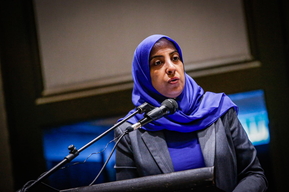 Malaysian Anti-Corruption Commission Chief Commissioner, Latheefa Koya, addresses the u00e2u20acu02dcUnmasking the Corrupt Through Beneficial Ownership Transparencyu00e2u20acu2122 forum in Kuala Lumpur December 12, 2019. u00e2u20acu201d Picture by Hari Anggara