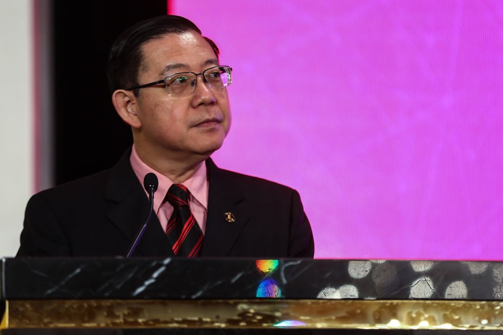 Finance Minister Lim Guan Eng speaks at the precinct launch and development financing for The Exchange at TRX City in Kuala Lumpur February 12, 2019. u00e2u20acu2022 Picture by Ahmad Zamzahurin