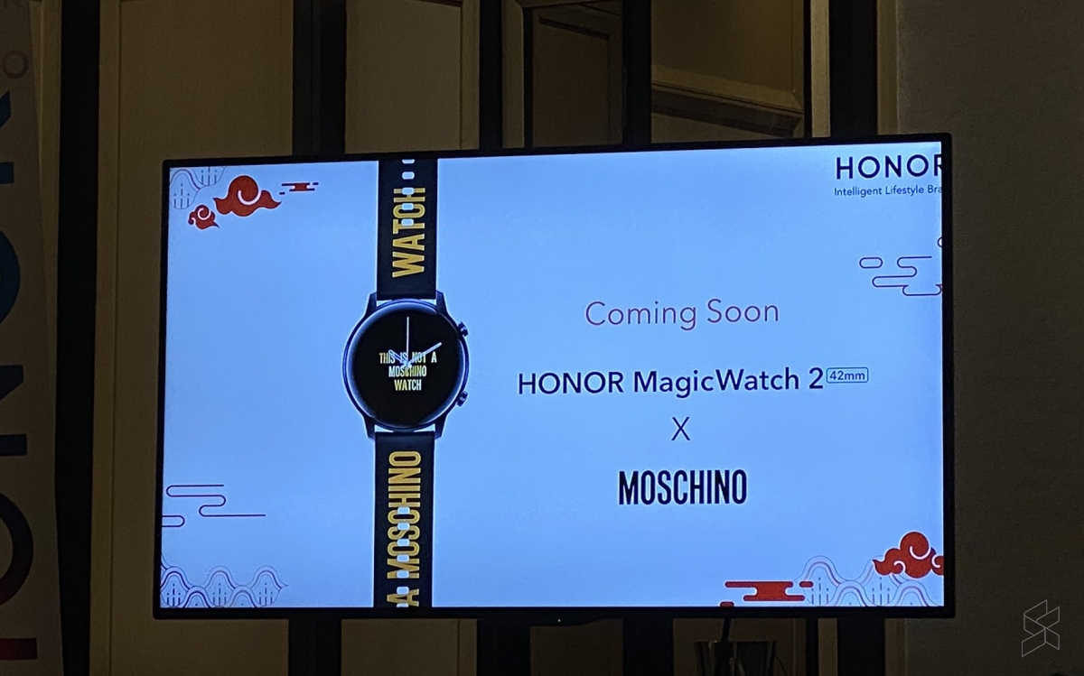 大马荣耀（Honor Malaysia）也宣布荣耀Magic Watch 2（Moschino版）也即将来到大马。-图取自Soyacincau-