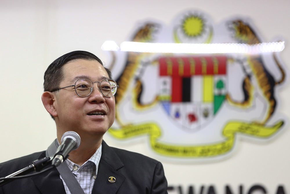 Finance Minister Lim Guan Eng speaks during a news conference at the Finance Ministry in Putrajaya January 15, 2020. u00e2u20acu201d Picture by Yusof Mat Isa
