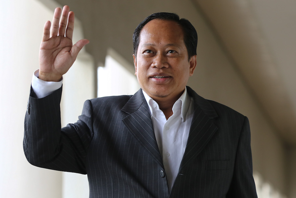 Datuk Seri Ahmad Maslan is pictured at the Kuala Lumpur High Court January 21, 2020. u00e2u20acu201d Picture by Yusof Mat Isa