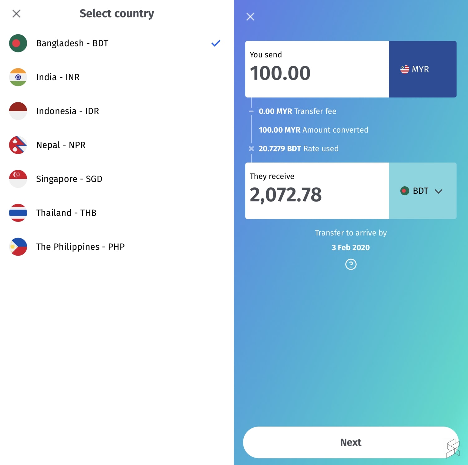 BigPay支持国际银行转账服务,原本只有菲律宾、印尼、新加坡和泰国,现在新增了三个国家,分别是印度、尼泊尔和孟加拉。-图取自Soyacincau-