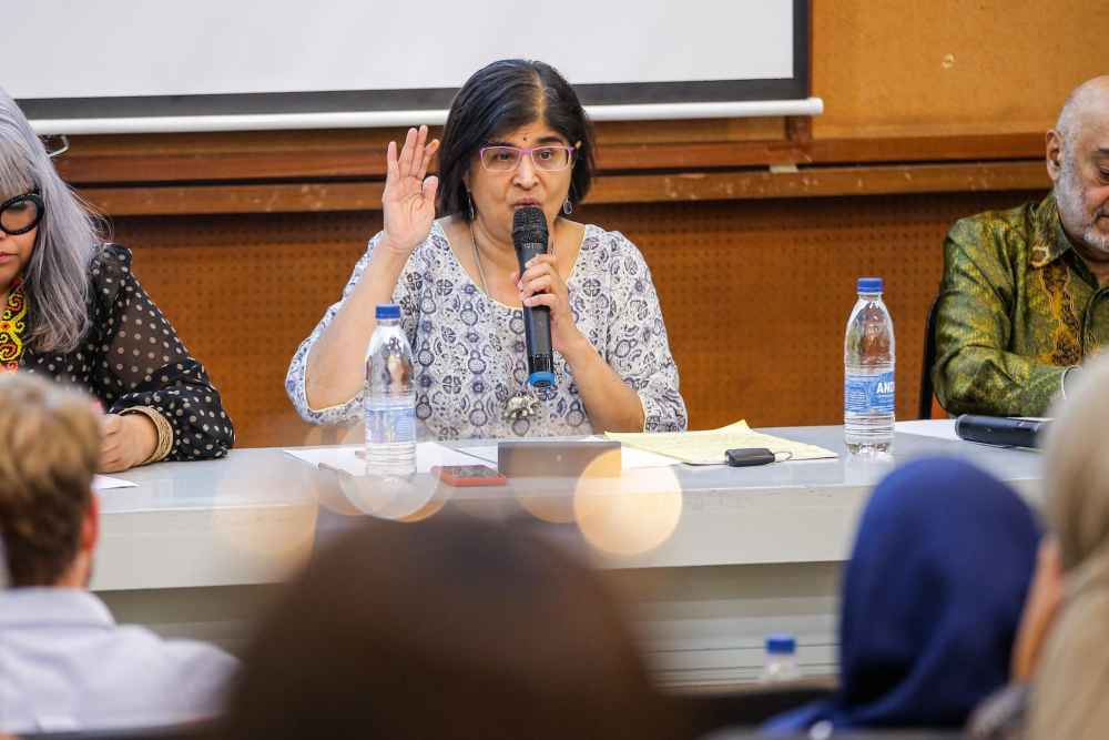 Former Bersih 2.0 chairman Datuk Ambiga Sreenevasan speaks during a forum in Kuala Lumpur January 18, 2020. u00e2u20acu2022 Picture by Hari Anggara