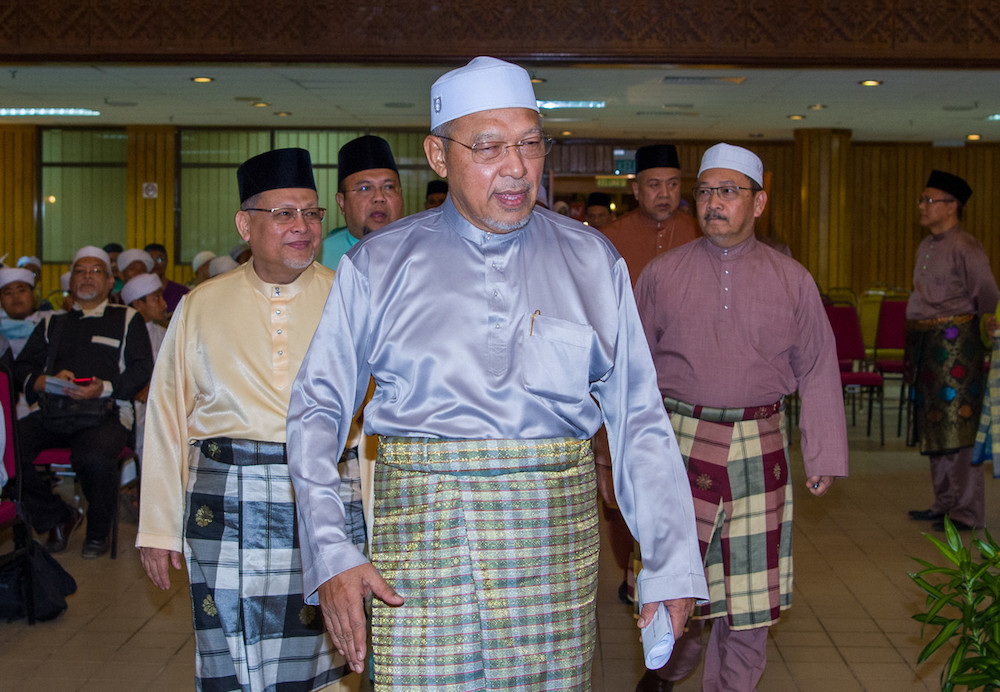 Kelantan Mentri Besar Datuk Ahmad Yakob attends an event at Kompleks Islam Darul Naim in Lundang, Kota Baru January 12, 2020. u00e2u20acu201d Bernama pic