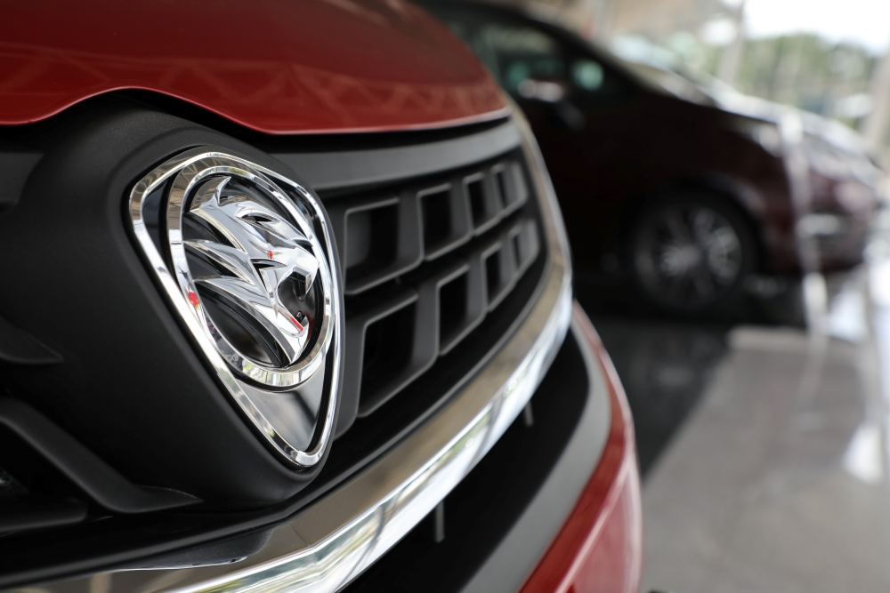 A Proton logo is seen on a car at its headquarters in Subang Jaya January 20, 2020. u00e2u20acu2022 Reuters pic 