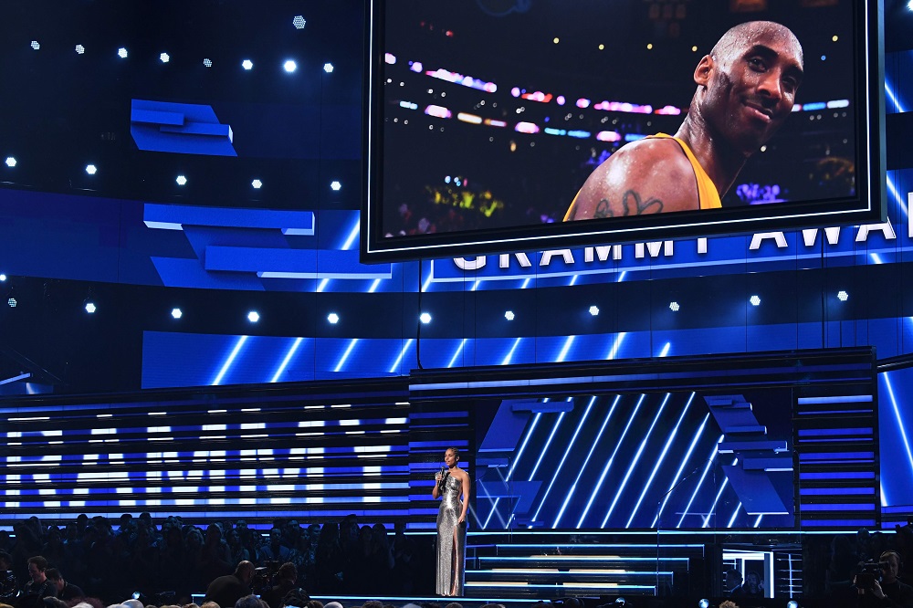 Host US singer-songwriter Alicia Keys speaks about late NBA legend Kobe Bryant during the 62nd Annual Grammy Awards in Los Angeles January 26, 2020. u00e2u20acu201d AFP pic