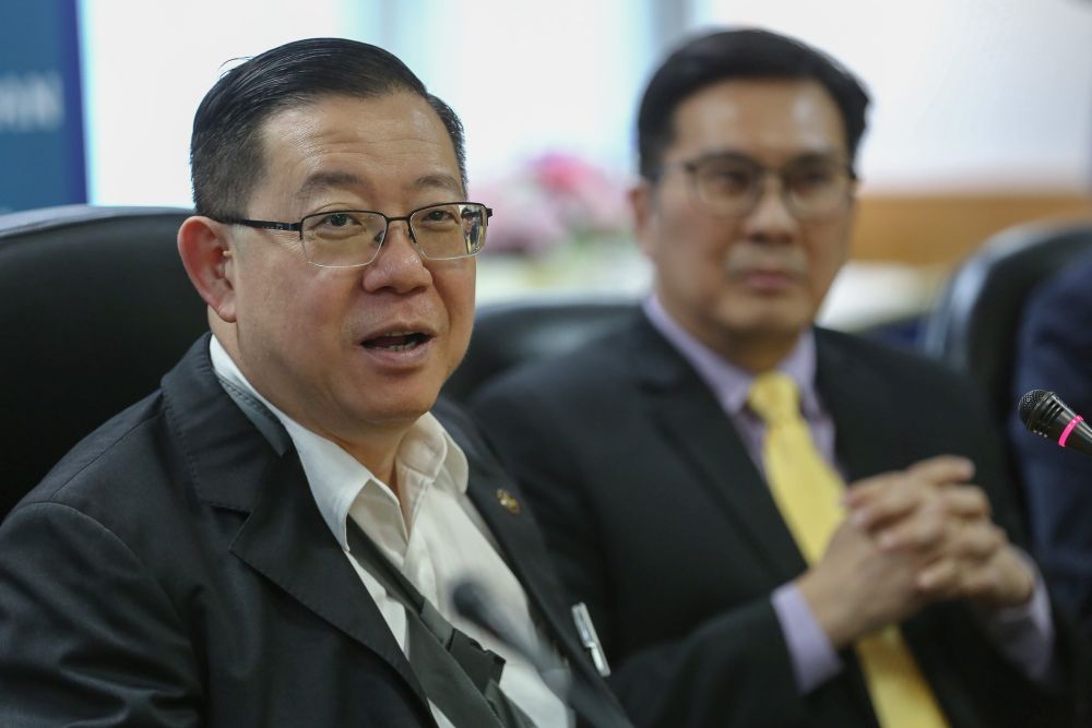 Finance Minister Lim Guan Eng speaks during a news conference at the Inland Revenue Boardu00e2u20acu2122s office in Kuala Lumpur January 8, 2020. u00e2u20acu201d Picture by Yusot Mat Isann
