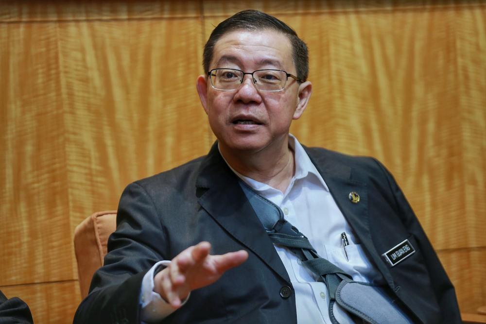 Finance Minister Lim Guan Eng speaks during his ministryu00e2u20acu2122s monthly assembly at the Federal Treasury in Putrajaya January 10, 2020. u00e2u20acu2022 Picture by Ahmad Zamzahurin