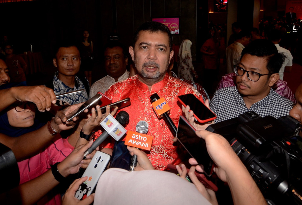 Deputy Foreign Minister Datuk Marzuki Yahya speaks to reporters after attending a Chinese New Year celebration at the Setia SPICE Convention Centre in George Town, Penang January 25, 2020. u00e2u20acu201d Bernama pic 