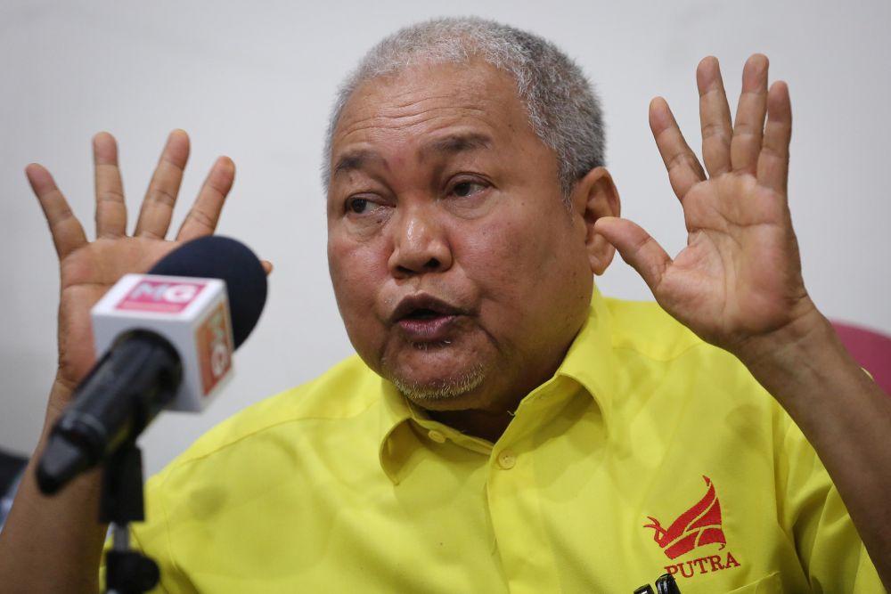 Putra president Datuk Ibrahim Ali speaks during a press conference at the partyu00e2u20acu2122s headquarters in Kuala Lumpur January 22, 2020. u00e2u20acu201d Picture by Yusot Mat Isa