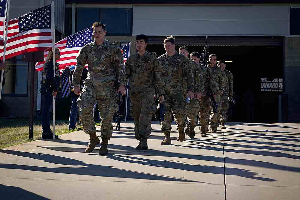 A US Army paratrooper assigned to the 1st Brigade Combat Team, 82nd Airborne Division, prior to departing for the Middle East from Fort Bragg, North Carolina January 5, 2020. u00e2u20acu201d Reuters pic