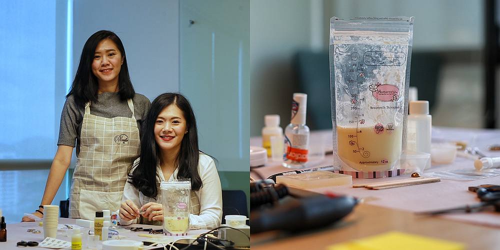 Woodie Pie co-founder Heidi Tan (right) handles the jewellery-making while her sister Cassandra is in charge of marketing and business development.  u00e2u20acu201d Pictures by Ahmad Zamzahuri