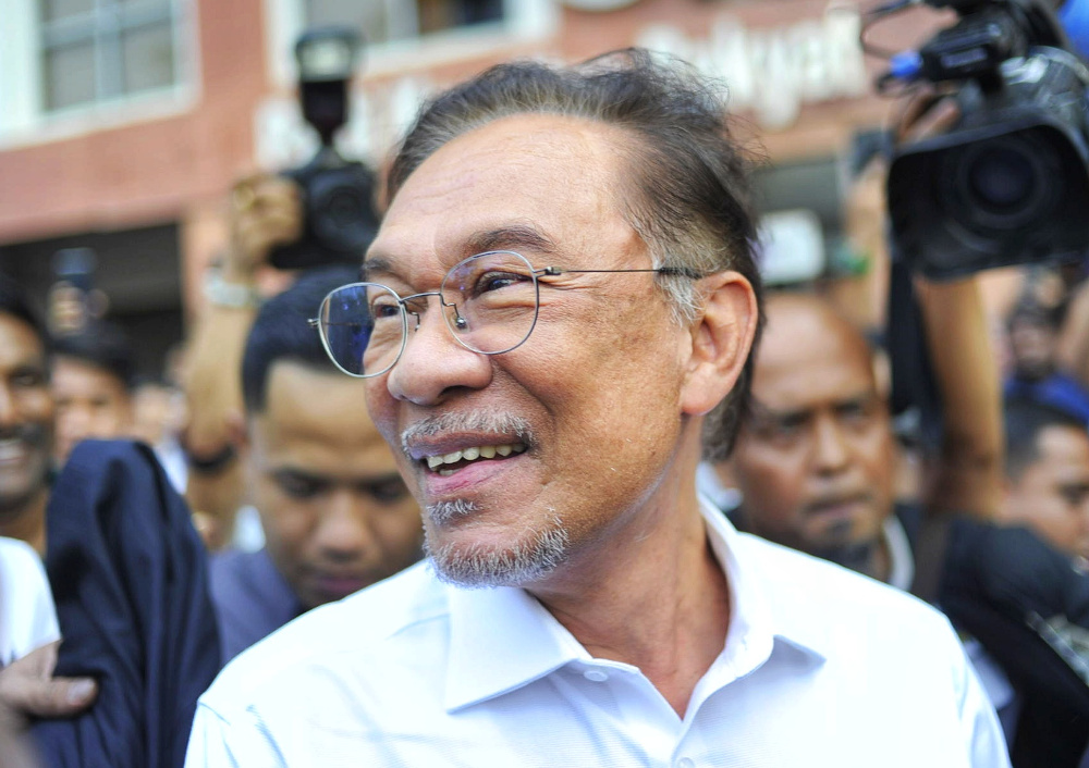 PKR president Datuk Seri Anwar Ibrahim leaves the PKR headquarters in Petaling Jaya February 26, 2020. u00e2u20acu201d Picture by Shafwan Zaidon