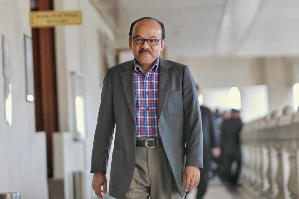 Former Home Ministry procurement division secretary Datuk Abd Aziz Md Nor is pictured at the Kuala Lumpur High Court, February 14,2020. u00e2u20acu2022 Picture by Ahmad Zamzahuri