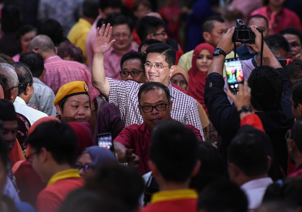 Economic Affairs Minister Datuk Seri Mohamed Azmin Ali (pic) attends the Chinese New Year open house celebration for the Ampang parliamentary constituency and the Bukit Antarabangsa state legislative constituency in Kuala Lumpur February 16, 2020.u00e2u20acu201dBerna