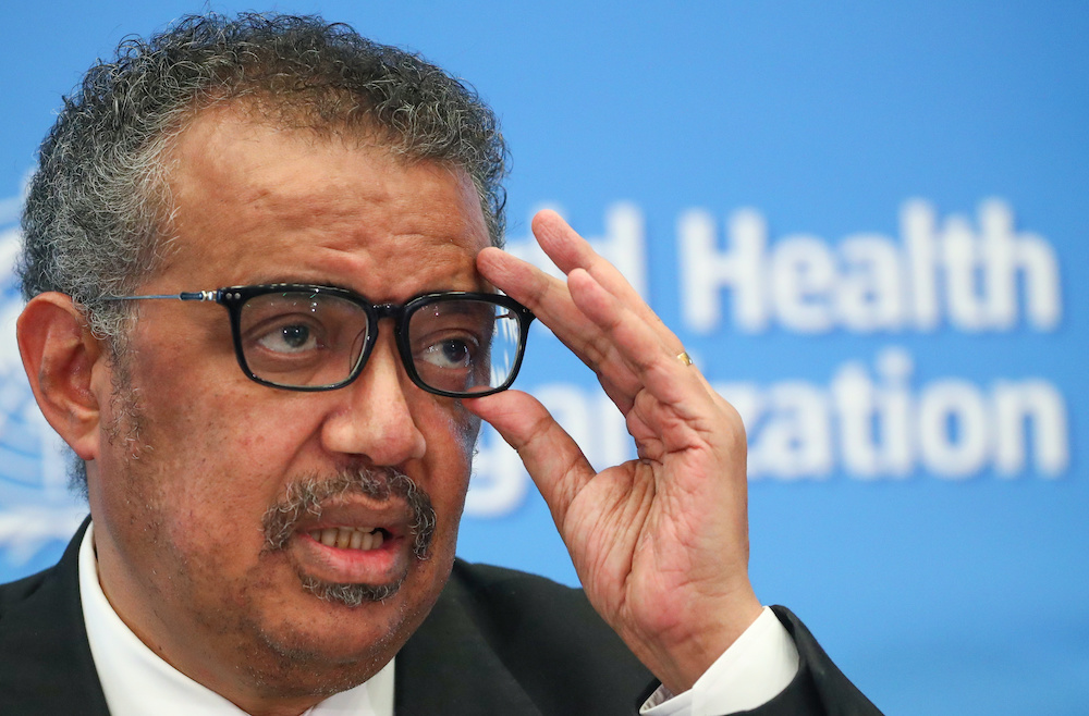 Director-General of the WHO Tedros Adhanom Ghebreyesus, speaks during the news conference on the novel coronavirus (2019-nCoV) in Geneva, Switzerland February 11, 2020. u00e2u20acu201d Reuters picnnn