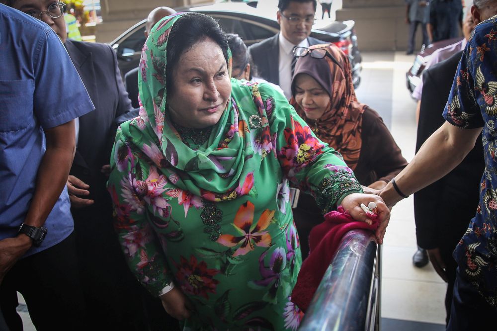 Datin Seri Rosmah Mansor arrives at the Kuala Lumpur Court Complex February 5, 2020. u00e2u20acu201d Picture by Yusof Mat Isa