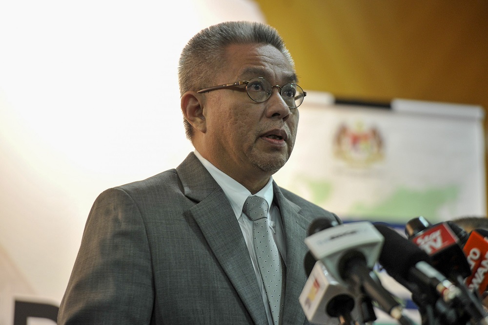 Health Minister Datuk Seri Dr Adham Baba speaks during a press conference in Putrajaya March 17, 2020. u00e2u20acu201d Picture by Shafwan Zaidon