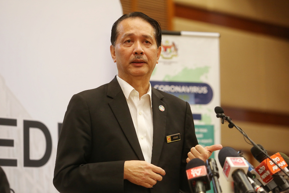 Health director-general Datuk Dr Noor Hisham Abdullah speaks during a press conference on Covid-19 in Putrajaya March 22, 2020. u00e2u20acu201d Picture by Choo Choy May