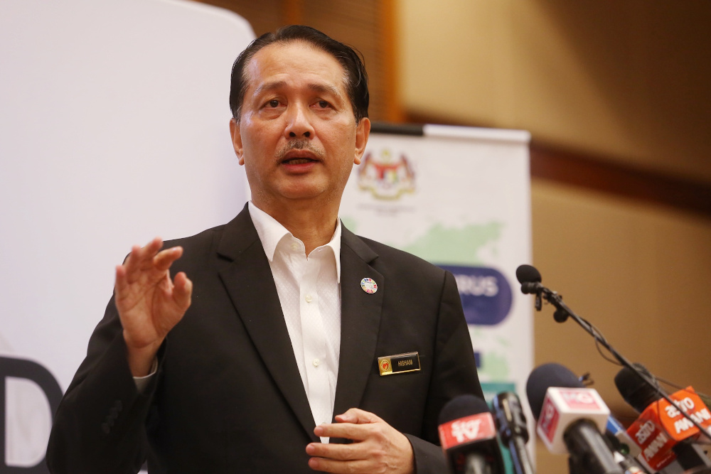 Health director-general Datuk Dr Noor Hisham Abdullah speaks during a press conference on Covid-19 in Putrajaya March 22, 2020. u00e2u20acu201d Picture by Choo Choy May