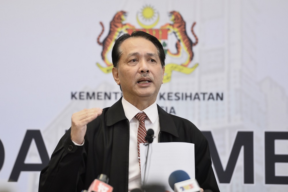 Health Director-General Datuk Noor Hisham Abdullah at a press conference in Putrajaya March 25, 2020. u00e2u20acu201d Picture by Miera Zulyana