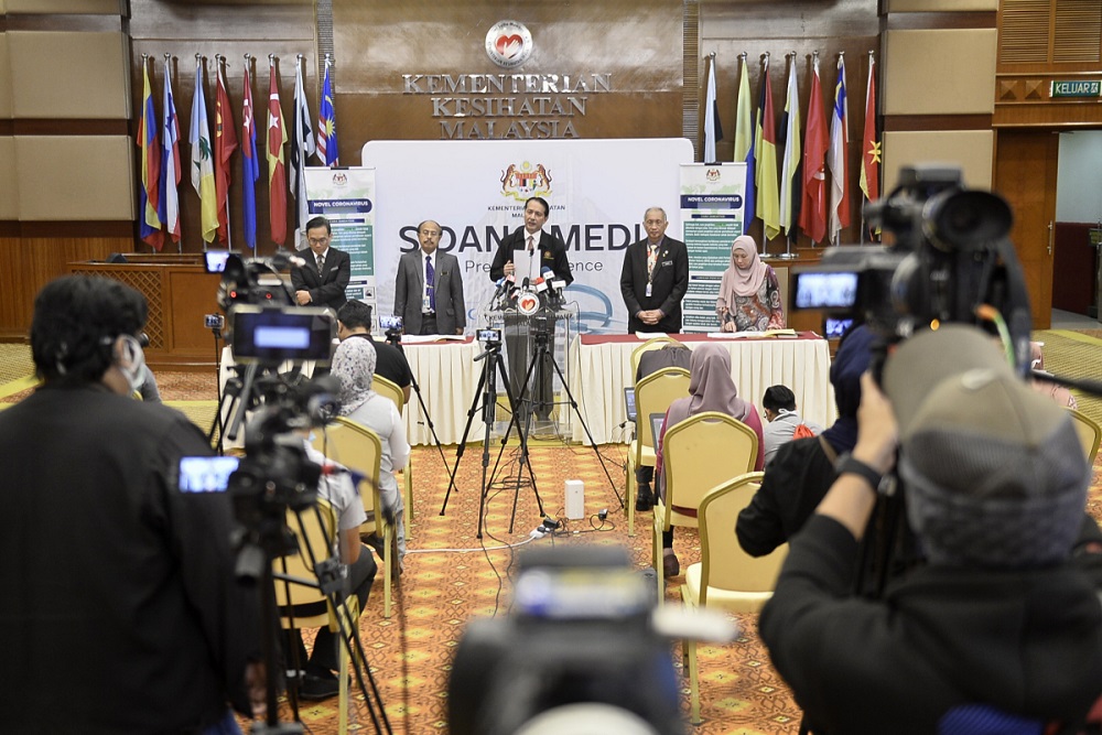 Health Director-General Datuk Noor Hisham Abdullah at a press conference in Putrajaya March 25, 2020. u00e2u20acu201d Picture by Miera Zulyana