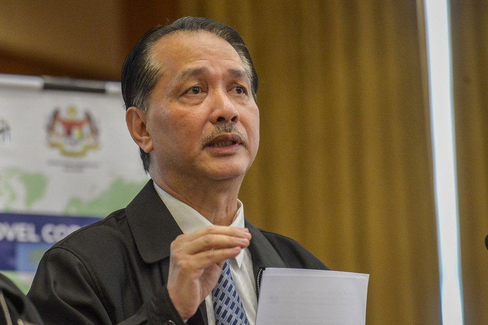 Health director-general Datuk Dr Noor Hisham Abdullah speaks during a press conference in Putrajaya March 30, 2020. u00e2u20acu201d Picture by Shafwan Zaidon 